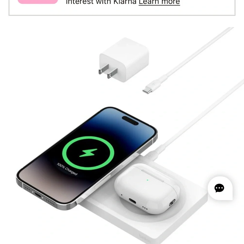 Belkin Wireless Charging Pad with MagSafe - White